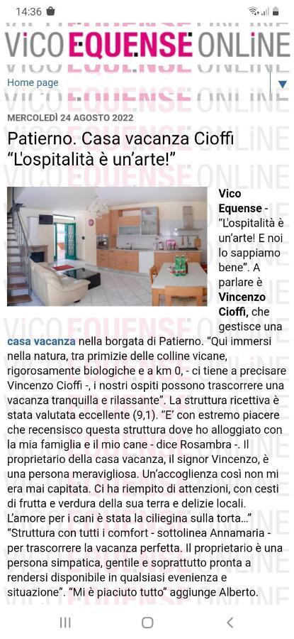 B&B Casa Vacanza Cioffi Vico Equense Exterior foto